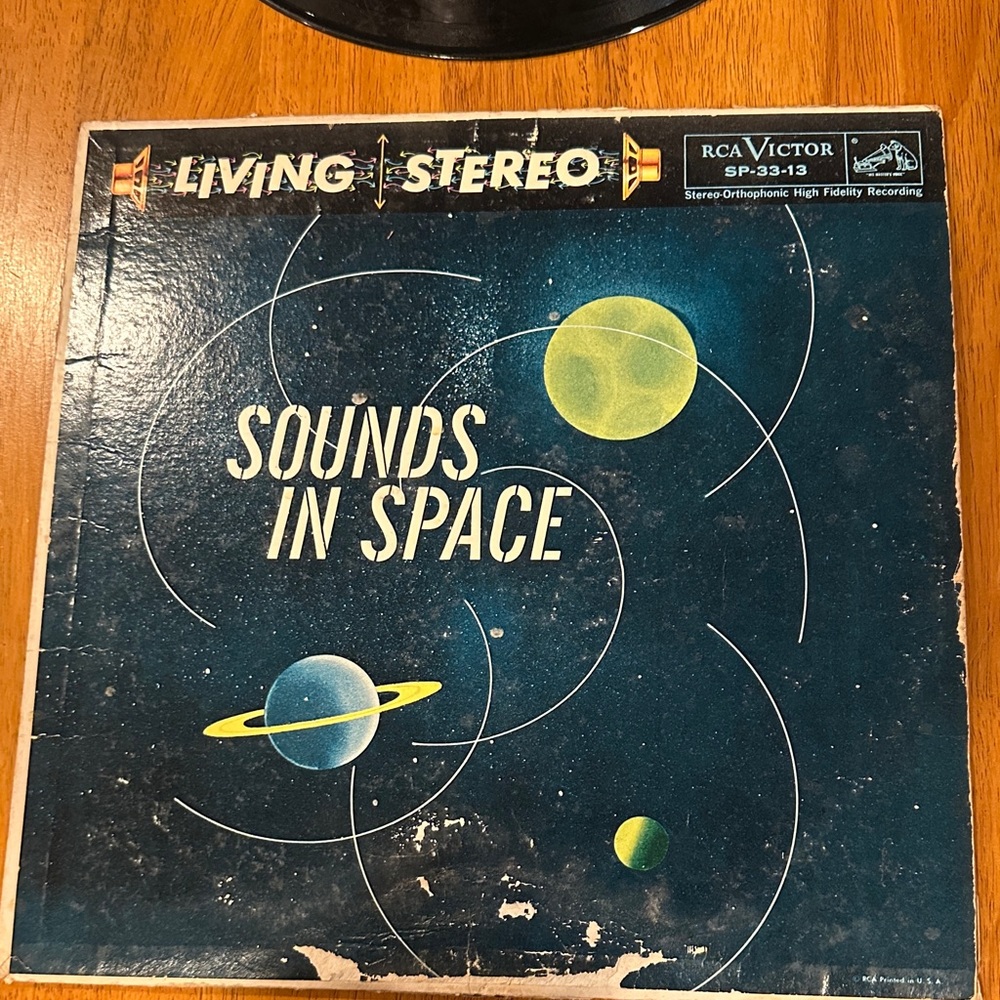 RCA Victor 'Sounds in Space' Vinyl Record from 1958.